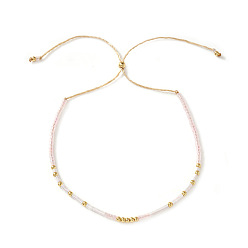 Glass Браслеты-слайдеры из стеклянного бисера для женщин, 6.30 дюйм (16 см) ~ 11.02 дюйм (28 см)