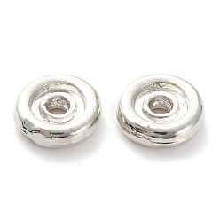 Платина Рейки из литого сплава, без свинца и без кадмия, долговечный, диск, платина, 8x2 мм, отверстие : 2 мм