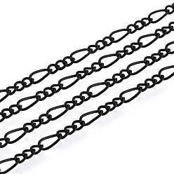 Черный Изготовление колье из латунного железа, с карабин-лобстерами , чёрные, 32 дюйм (81.5 см)