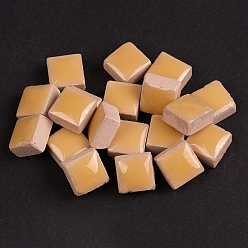 Персиковый Слойка Мозаичная плитка из фарфора квадратной формы, для поделок из мозаики своими руками, рамки для картин и многое другое, розовые, 10x10 мм, о 205 шт / комплект