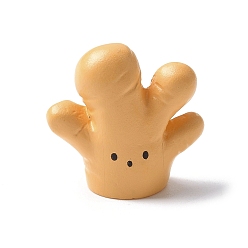 Vegetables Растительные фигурки из смолы орнамент, для домашнего украшения рабочего стола, имбирь, 15.5x16.5x7.5 мм