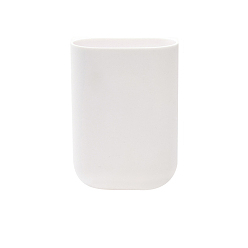 Белый Пластиковый подвесной держатель для ручек, Многофункциональный настольный органайзер для хранения канцелярских товаров, для офиса и школы, белые, 110x80 мм