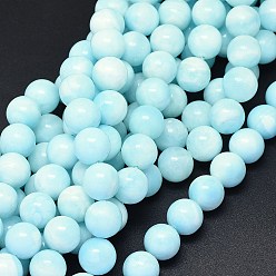 Hemimorphite Natural Hemimorphite Beads Strands, Round, 10mm, Hole: 0.8mm, about 40~41pcs/strand, 15.3~16.3 inch(39.5~41.5cm)