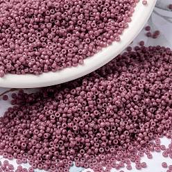 (RR4487) Duracoat Dyed Opaque Hydrangea MIYUKI Round Rocailles Beads, Japanese Seed Beads, (RR4487) Duracoat Dyed Opaque Hydrangea, 15/0, 1.5mm, Hole: 0.7mm, about 5555pcs/bottle, 10g/bottle