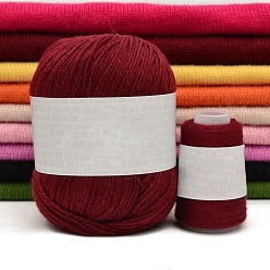 Темно-Красный Кашемир ручной работы 3 делится пряжей, для одежды шарфы свитера шали шапки, темно-красный, 75г/моток