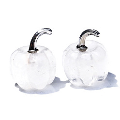 Хрусталь Резные фигурки целебных тыкв из натуральных кристаллов кварца, Украшения из камня с энергией Рейки, 20 мм