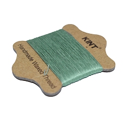 Темный Голубой Вощеный нейлоновый шнур, темные голубые, 0.65 мм, около 21.87 ярдов (20 м) / карту