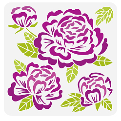 September Peony Трафареты для рисования домашних животных, для поделки записки, Фотоальбом, сентябрьский пион, 30x30 см