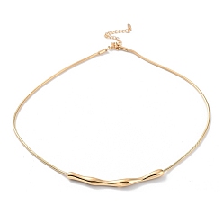 Настоящее золото 14K 304 ожерелья с подвесками из нержавеющей стали и змеиными цепочками, реальный 14 k позолоченный, 16.46 дюйм (41.8 см)