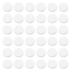 Белый 150шт фетровые парфюмерные подушечки, Салфетки, плоско-круглые, белые, 1.7x0.5 см