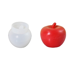 Круглые Силиконовые формы, формы для литья смолы, для уф-смолы, изготовление изделий из эпоксидной смолы, белые, круглые, 83.5x75.5 мм, внутренний диаметр: 84 мм