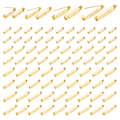 Золотой 200 шт. 4 стили железные штифты для задней перекладины, прямоугольные, золотые, 20~35x5~5.5x5~6 мм, отверстие : 2.5 мм, 50 шт / стиль