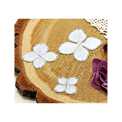 Матовый Платиновый Цвет Углеродистая сталь разрезает трафареты, для diy scrapbooking / фотоальбом, декоративная тисняющая бумажная карточка, лист, матовый цвет платины, 41x83x0.8 мм