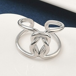 Нержавеющая Сталь Цвет 304 открытые манжеты из нержавеющей стали для женщин, цвет нержавеющей стали, 14.5 мм, регулируемый