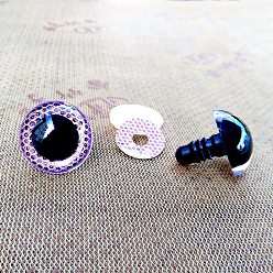 Сливовый Глаза куклы из АБС-пластика, для изготовления кукол, слива, 20 мм