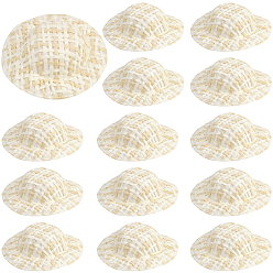 Мокасин 40шт. тканевая кукольная шляпа, плоско-круглые, мокасин, 50x15 мм, внутренний диаметр: 30 мм