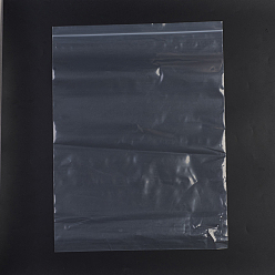 Белый Пластиковые сумки на молнии, многоразовые упаковочные пакеты, верхнего уплотнения, мешок с самоуплотнением, прямоугольные, белые, 48x36 см, односторонняя толщина: 3.9 мил(0.1мм), 100 шт / пакет