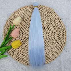 Светло-Синий Парик для куклы bjd/sd из молочного шелка для изготовления кукол, голубой, 1000x300 мм