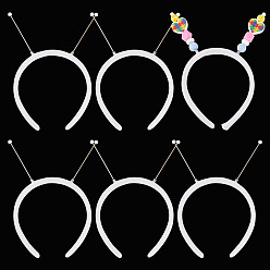 Алиса Синий Тканевые и пластиковые резинки для волос, аксессуары для волос для женщин и девочек, Алиса Блю, 210x120x14 мм, внутренний диаметр: 105 мм