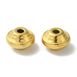 Золотой 304 из нержавеющей стали бусы, двухконусные, золотые, 13x8 мм, отверстие : 2.5 мм