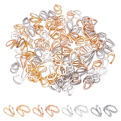 (52) Непрозрачная лаванда 120шт. 4 цвет 304 подвесные скобы из нержавеющей стали, слеза, разноцветные, 30 шт / цвет