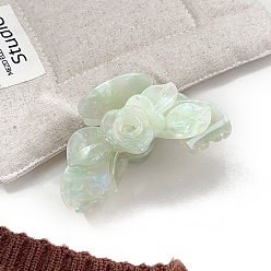 Мята молочно-белая Заколки для волос в форме когтей из ацетата целлюлозы, аксессуары для волос для женщин и девочек, цветок, мятный крем, 54x95 мм
