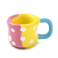 Разноцветный Подвески из эмали и сплава, чашка, красочный, 12x20x13.5 мм, отверстие : 5x6 мм