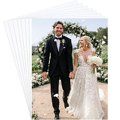 Морская Ракушка Алюминиевая термотрансферная печать пустая индикаторная пластина, белые, 200x150x0.5 мм, 20 шт / комплект