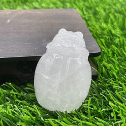 Хрусталь Резные фигурки божьей коровки из натурального кварцевого кристалла, Украшения из камня с энергией Рейки, 50 мм