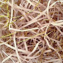 Хаки Бумажный крошечный наполнитель, для упаковки подарков и наполнения пасхальной корзины, хаки, 2~3 мм, 100 г / мешок