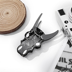 Черный Заколки для волос в форме когтей из ацетата целлюлозы, аксессуары для волос для женщин и девочек, крупный рогатый скот, чёрные, 130x73 мм