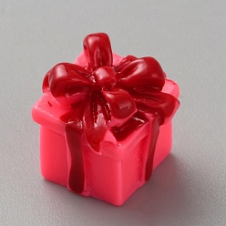 Box Рождественские скульптуры из смолы украшения, для украшения стола домашнего офиса, коробка, 12.5x12.5x14.5~15.5 мм