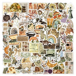 (52) Непрозрачная лаванда 110Набор винтажных водонепроницаемых наклеек из ПВХ с клеем, для детского творчества, бутылка, декор багажа, разноцветные, 50~70 мм