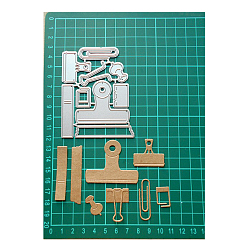 Матовый Платиновый Цвет Углеродистая сталь разрезает трафареты, для diy scrapbooking / фотоальбом, декоративная тисняющая бумажная карточка, матовый цвет платины, 7x9.2x0.08 см