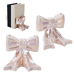 Pink Керамическая подставка для книг, узел, розовые, 130x95x90 мм
