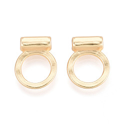 Матовый Золотой Цвет Талисман из сплава, кольцо, без кадмия и без свинца, матовый золотой цвет, 14x11x3.5 мм, отверстие : 1.8 мм