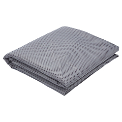 Серый Полиэстеровая нескользящая ткань, поделки товары для рукоделия, серые, 2000x1500~1550x0.5 мм