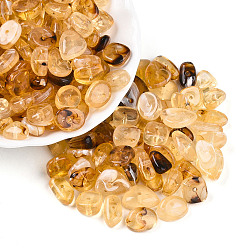 (932FM) Темно-синий аква-матовый с подкладкой Прозрачные акриловые бусины, самородки, два тона, темно-золотистые, 10~14.5x7~11x4.5~6 мм, отверстие : 1.4 мм, Около 1256 шт / 500 г