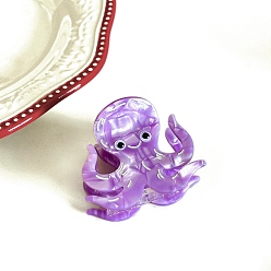 Осьминог Заколки для волос в форме когтей из ацетата целлюлозы, аксессуары для волос для женщин и девочек, осьминог, 65x52x50 мм