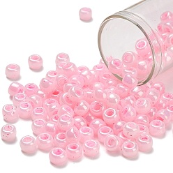 (909) Ceylon Cotton Candy Тохо 3/0 круглые бусины, японский бисер, (909) цейлонская сахарная вата, 5.5 мм, отверстие : 1.9 мм, Около 60 шт / 10 г