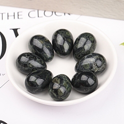 Яшма Камбаба Натуральная камбаба яшма яйцо статуэтки статуэтки для домашнего офиса украшение рабочего стола, 30x20 мм