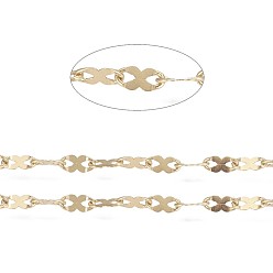 Golden Ion Plating(IP) 304 Stainless Steel Link Chains, Soldered, with Spool, Golden, 5x2.5x0.4mm, about 65.61 Feet(20m)/roll