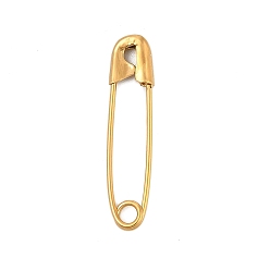 Настоящее золото 18K Вакуумное покрытие pvd 304 брошь булавка килт булавки из нержавеющей стали, реальный 18 k позолоченный, 23.5x5.5x2 мм, отверстие : 2 мм