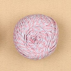 Pink Хлопок шнур, для упаковки пищевых продуктов, розовые, 1 мм, около 71.08 ярдов (65 м) / моток