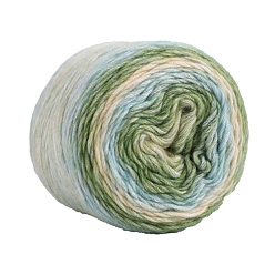 Светло-зеленый Полиэфирная пряжа, для вязания крючком принадлежности, светло-зеленый, 2.5 мм, около 306.21 ярдов (280 м) / моток