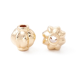 Doré  Crémaillère perles en alliage placage, plaqué longue durée, sans cadmium et sans plomb, lanterne, or, 7.5x8mm, Trou: 2mm