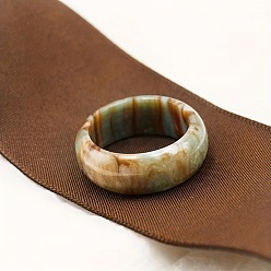 Цвет Древесины Акриловые перстни, кольцо, деревесиные, размер США 10 (19.8 мм)