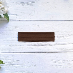 Кокосово-Коричневый Повязки для волос из молочного шелка, мягкая толстая повязка на голову, кокосового коричневый, 200x50 мм