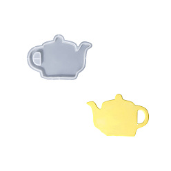 Белый Чашки коврик силиконовые формы, формы для литья смолы, для уф-смолы, изготовление изделий из эпоксидной смолы, teaport, белые, 149.5x104.5x12 мм, внутренний диаметр: 139.5x94 мм