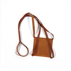 Sienna Hanging Planters, Imitation Leather Hanging Plant Holder for Indoor Outdoor Home Decor, Sienna, 150x150x750mm